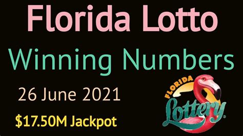The jackpot prize will be shared among jackpot winners in all MEGA MILLIONS states. . Fla lottery numbers